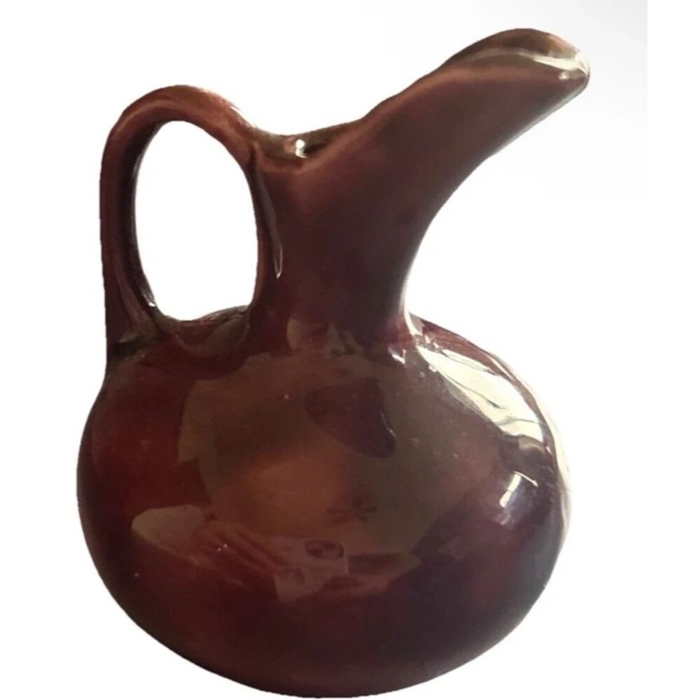 Vintage Shawnee Burgundy Miniature Pitcher